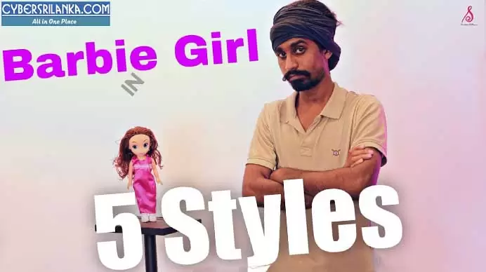 Barbie Girl in 5 Styles